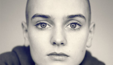 Image of a close up of sinead o connors face