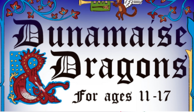Dunamaise and dragons Website Image 600 x 400px