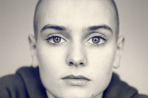 Image of a close up of sinead o connors face