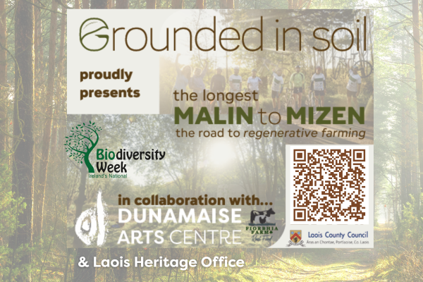 Grounded in soil poster with trees